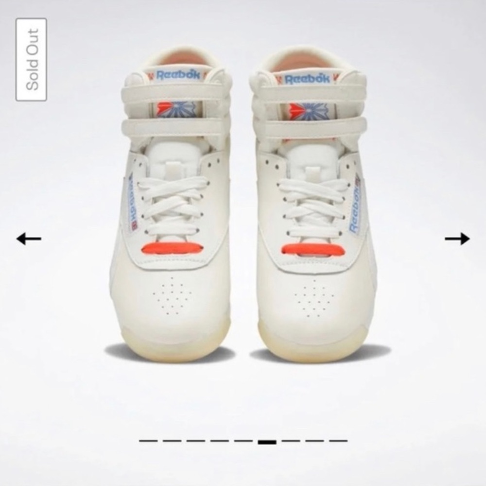 Brand new Reebok Freestyle Hi “It’s a Man’s World”